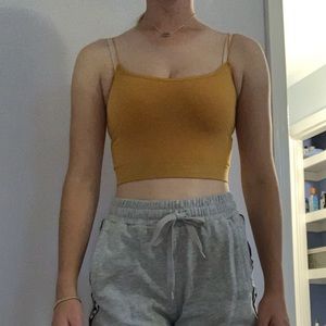 cute tight orange tank